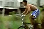 Amateurmovie - Sprung mit Fahrrad geht schief
